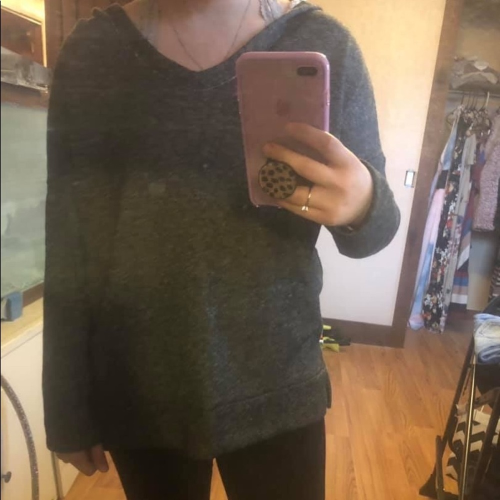 Charcoal hoodie